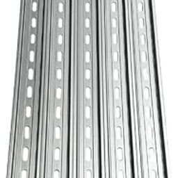 International Connector T&G 5 Pieces DIN Rail Slotted Aluminum RoHS 35mm Wide 7.5mm High (16")-image-3