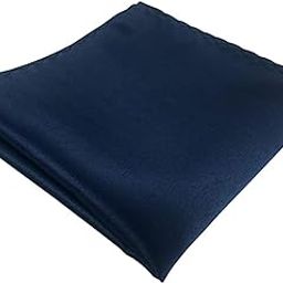 France Men's Pocket Square handkerchief soiled and Paisley Self-Design Satin Free Size (Navy)-picture-10