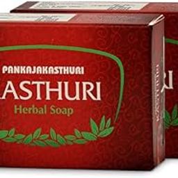 Pankajakasthuri Kasthuri Herbal Soap - Protection from Itching, Scabies, Dandruff - Super Saver Pack of 2-image-16