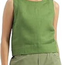 Round Neck Solid Tank Top-image-56