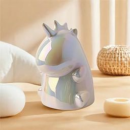 Figurine Tissue Box Lovely Tissue Dispenser for Vanity Bedroom Desks White-28
