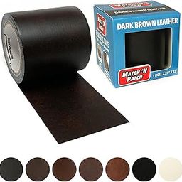 Match 'N Patch Realistic Dark Brown Leather Tape-image-57