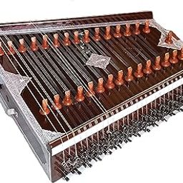 Musical Works Santoor Professional Santur Tune wood S2V3 String 93 Brown with fiber box-image-4