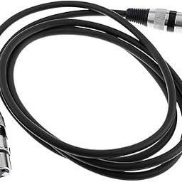 CALANDIS 2M/6Ft Stereo 3Pin Male to women XLR Mic Microphone Cable Patch Lead Black | Cables, s & Interconnects | Pro Equipment-image-58