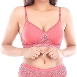 Women's Cotton Padded Bra and Panty Set | Lingerie Combo Set for Women-picture-12