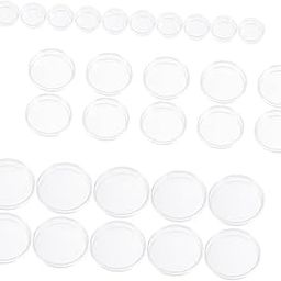 TOPPERFUN 30Pcs Disposable Plastic Petri Dishes Set with Lids Sterile Culture Dishes for Laboratory Yeast Cultivation for Science Projects and Experiments-image-56