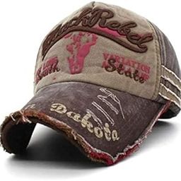 Unisex Denim Cap Water Resistant Rapid Dry Lightweight Sports Cap with Adjustable Strap [ Brown ]-image-108