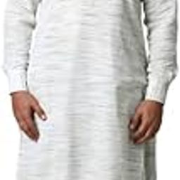 Khadi Designer Two Piece Kurta Set for Men Freesize Multicolor-picture-48