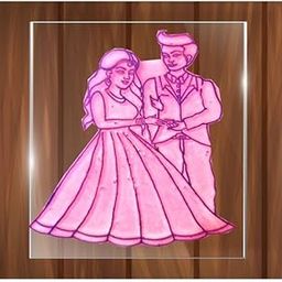 LIPIKA Mehandi Couple Henna Designs Figure Stencil Tools for Your Beautiful Moments (2 Piece : Size: 3x3 Inch)-image-87