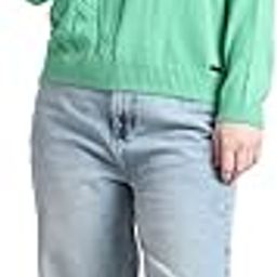 Women Acrylic Round Neck Pullover Sweater-image-49