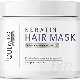 Quemico Professionnel Keratin Repair Hair Mask For Dry and Frizzy Hair | Professional mask for Strengthening and Repairing Hair, 500gm-10
