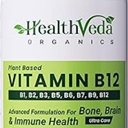 HEALTH VEDA ORGANICS PRIVATE LIMITED Plant Based Vitamin B12 Supplement, 60 Veg Capsules, B1, B2, B3, B5, B6, B7, B9, Moringa, Good For Digestion And Nerve Health, Glowing Skin For Men & Women-image-6