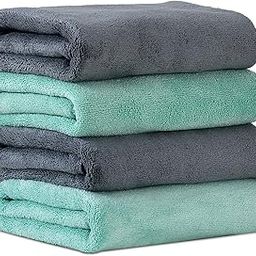 Yellow Weaves Super Soft Microfiber Hand Towels,Gym & Workout Towels 400 GSM, Set of 4, Multicolour-image-99