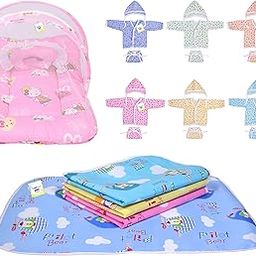 Toddylon New Born Baby Products All Baby Bedding Set | Baby Clothing Set | Waterproof Sheets | Gift Packs | Essentials Combo | Infants (0-6 Months)-image-6