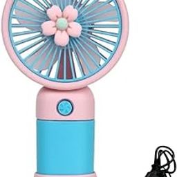 R RIDHI Mini Hand Fan Rechargeable Handheld Fan, Portable Desk Fan with high speed Multicolour-picture-19