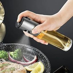 Trendegic Kitchen Food Grade Oil Vinegar Spray Bottle Transparent Glass Dispenser For Cooking, Baking, Roasting And Grilling (1 Pcs), 100 Ml-image-69