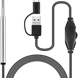 Microware 3 in 1 USB Hd Visual Endoscope Ear Spoon Camera Android Pc Earpick Otoscope Borescope Ear Cleaning Tool-81