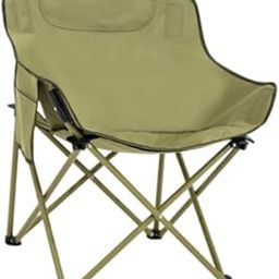 VELURA Folding Camping Chair Stool Outdoor Moon Chair for Barbecue Traveling Hiking Green|1 Insulated Cooler Ice Box|Camping Furniture| Outdoor Sports-image-61