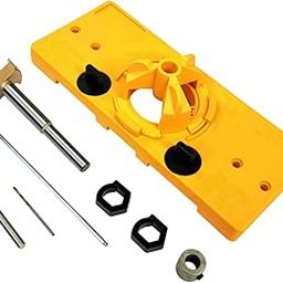 HEAVENGLOW Hinge Holesaw Jig Drill Set Hole Puncher for Cabinet Door Wardrobe Cupboard Yellow-image-63