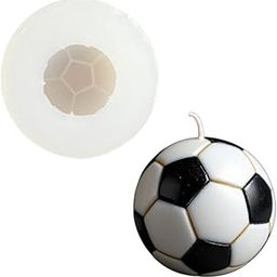 UKIYO international® - Silicone Molds Football Round Shape Moulds for Candle Making Keychain Fondant Resin Arts Clay Crafts Cake Cupcake Chocolate Topping Mould Wax Mold Small Size-image-80
