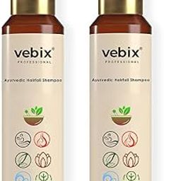 Vebix Professional Customized Ayurvedic Anti-Hairfall Shampoo For All Hair (200ml)-35