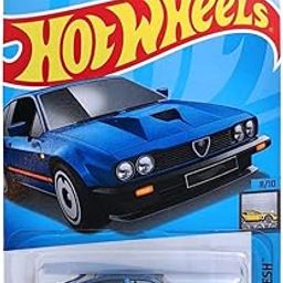 Hot Wheels 1:64 Scale Alfa Romeo GTV6 3.0 Factory Fresh for Ages 3 and Up by Small CLAP (Blue)-picture-2