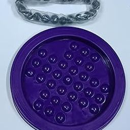 Goli kundu/Kanche Board Game with 32 Glass for 1Player Board Game|Indoor Kids Brain Development,Mind Challenging,Memory,Intelligence Game(Violet)-picture-15