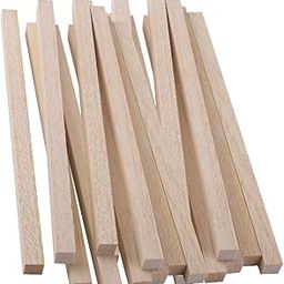Segolike 20 Pieces Wood Art Craft Wooden Sticks Pieces Dowels Pole Rods Sweet Trees Wood Stick 200mmx10mm-20