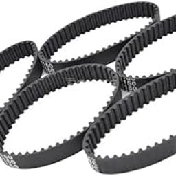Cosyhat XLJP 5Pcs/Set HTD-3M 150 153 156 159 3M Synchronous Belt W=6/9/15mm Teeth=50/51/52/53 HTD3M Rubber Closed-Loop Timing Belt 150-3M 156-3M Belt (Size : 156-3M(Teeth 52), Color : 6mm)-image-9