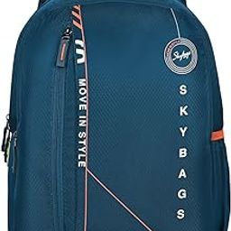 Casual Backpack 28L, 2 Main Compartments, Bottle Pocket, Front Pocket, Padded Shoulder Strap-image-17