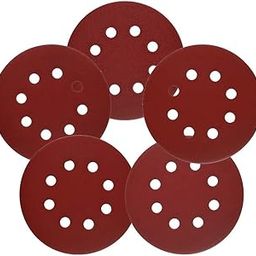 Inditrust new 5 Inch Orbital High Grit Sanding Discs, 220, 320 Grits 8 Hole Orbital Sandpaper with Loop for Power Random Orbit Sander - (10 + 10) 20 Pieces-20