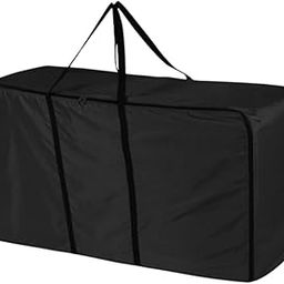 SECRET DESIRE Creations Hay Bale Storage Bag Comfortable Oxford Cloth Thickened Foldable with Zipper Black-3