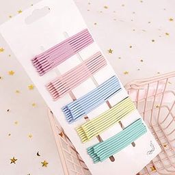 Plenteous 40 PCS Bobby Pin Kit, Colorful Hair Pins with Cute Box, Metal Bobby Pins for Thick Hair, Great for All Hair Types Hair Pins for Girls Women (Light Candy Color)-image-10