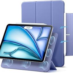 ESR for iPad Air 11 inch Case M3/M2(2025/2024), Air 7th/6th/5th/4th Gen Cover(2022/2020), Powerful Magnetic Case, Slim Trifold Stand, Supports Pencil Pro and Pencil (USB-C), Rebound Series, Lavender-image-13