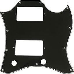 Electric Guitar Pickguard for Gibson US SG Standard Full Face Style (4 Ply Black)-image-16