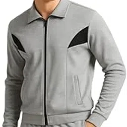 Krystle Men Two Piece Tracksuit Set | Winter Pajama & Jacket Combo | Stylish Sportswear for (Multicolor,Multisize)-picture-4