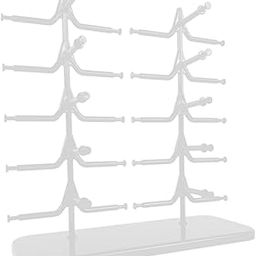 SAZ DEKOR 10 Pairs Sunglasses Display Rack Eyeglass Glasses Stand Holder White-picture-4