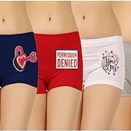 Casual Boyshorts Panties Women Combo/Underwear Women boy Shorts/Ladies Boxer Panties (XL, Multi Colour) (30-7RQH-9PHR_PT)-image-64