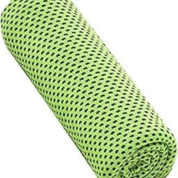 CALANDIS™ Cooling Towel 12"x40" Sweat Absorbing Gym Towel for Fitness Workout Football Green | Gym Towels | Fitness Equipment & Gear | Fitness Running & Yoga-image-8
