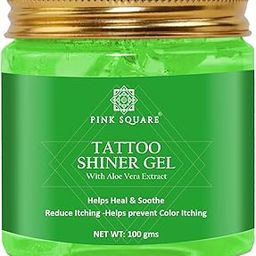 Tattoo Shiner Gel with Aleo Vera Extract (Pack of 1, 100 grams)|Enhances Tattoo Vibrancy, Hydrates & Soothes Skin, Helps Reduce Itching, Supports Tattoo Care, Long Shine & Nourishment|-image-57