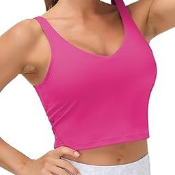 Women's Cute Halter Backless Scoop Neck Double Layer Workout Fitness Basic Summer Cropped Tank Tops-image-6