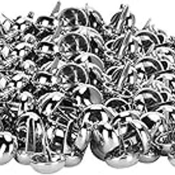200pcs 0.6in Bottom Studs Rivets Mushroom Shape Nailheads Leather Handwork Handbag Purse Feet Bag Nailheads Rivets Brass 2 Feet-image-1