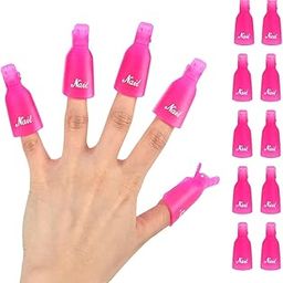"Gel Nail Polish Remover Clips - Soak Off Clips for Fingernail Removal & Wrap Cleaner"-image-120