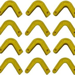 INDIA ENTERPRISES HUB Wall Mount Dumbbell Rack – Yellow Barbell Holder Organizer Shelves for Home Gym Storage and Fitness Equipment-image-34