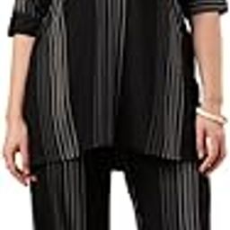 Women's Rayon Printed Night Suit | with Pockets | Summer Floral Print Top & Pyjama Set (Black-XL)-image-23
