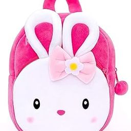 Nutts Kids School Bag Panda Soft Plush Backpacks Cartoon Baby Boy's & Girl's Bag (Rabbit)-image-58