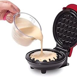 Mini Waffle Maker Machine 3 In 1 Waffle Iron Home Appliances Kitchen Easy To Clean, 4 Inch, Perfect For Breakfast, Dessert, Sandwich, Pan Cakes, Other Snacks|Assorted - 350 Watts-image-45
