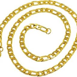 4 mm 316L Stainless Steel Thin Thickness Flat Snake 22 Inch Long Gold Stainless Steel Chain for Men and Women-image-30