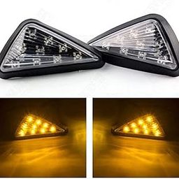 OBEROI'S TRADERS R15 V2/ V3/ V4 & M Smoke Triangle Flush Mount LED Turn Signals Blinker/Indicator For Yamaha R15 All Models Bike-23