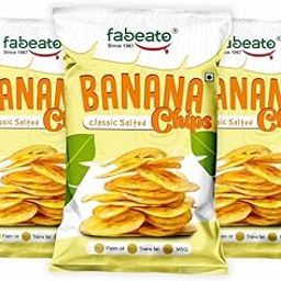 Fabeato Banana Chips Classic Salted Flavor, No Palm Oil, No MSG, 70g (Pack of 3) | Lightly Salted, Crunchy Snack | Preservative-Free-image-82